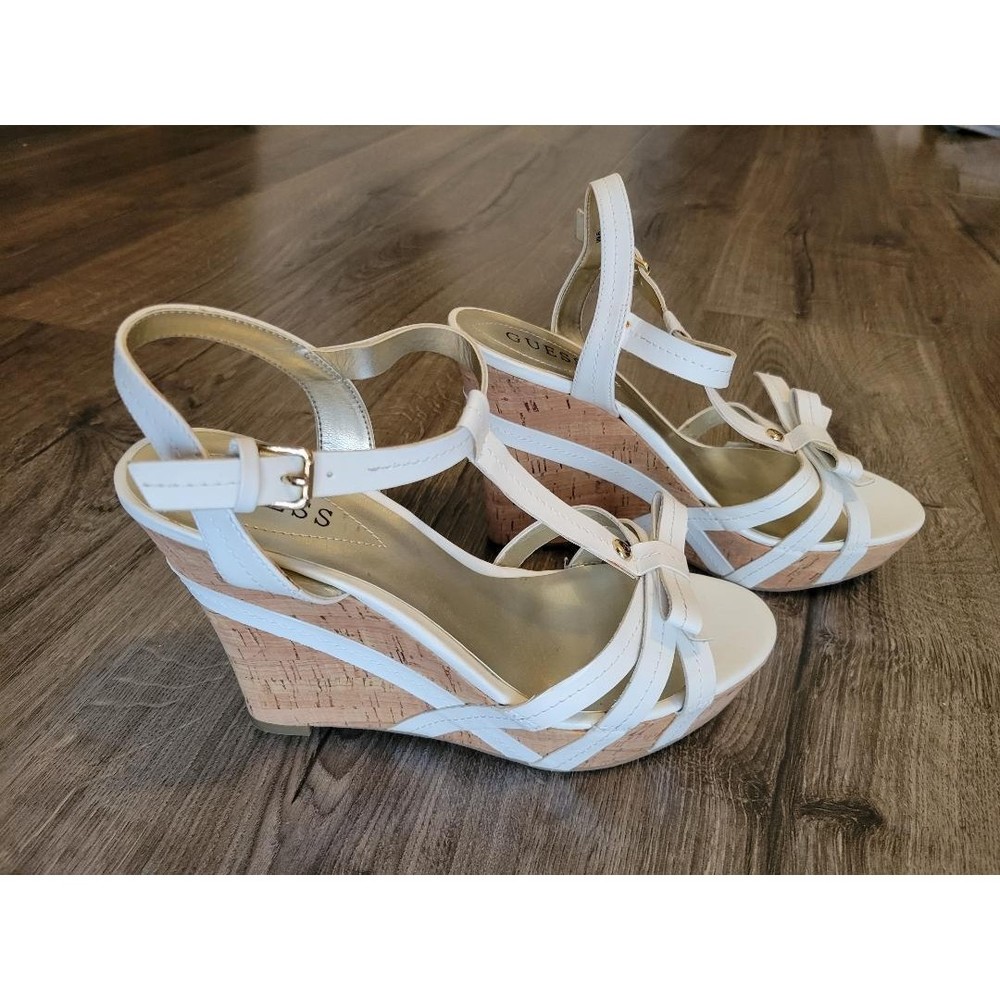 Guess by Marciano WG Valene Wedge Heel White 9M III Shoes